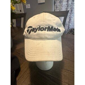 TaylorMade R11S REZ Adjustable Golf Cap off white black‎